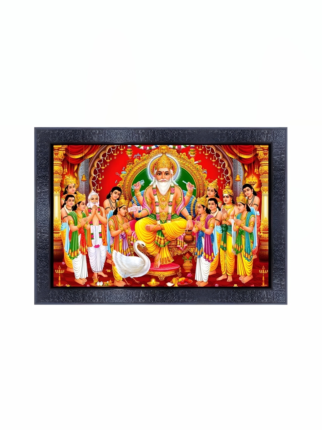 

PnF Black & Red Religious Wall Painting