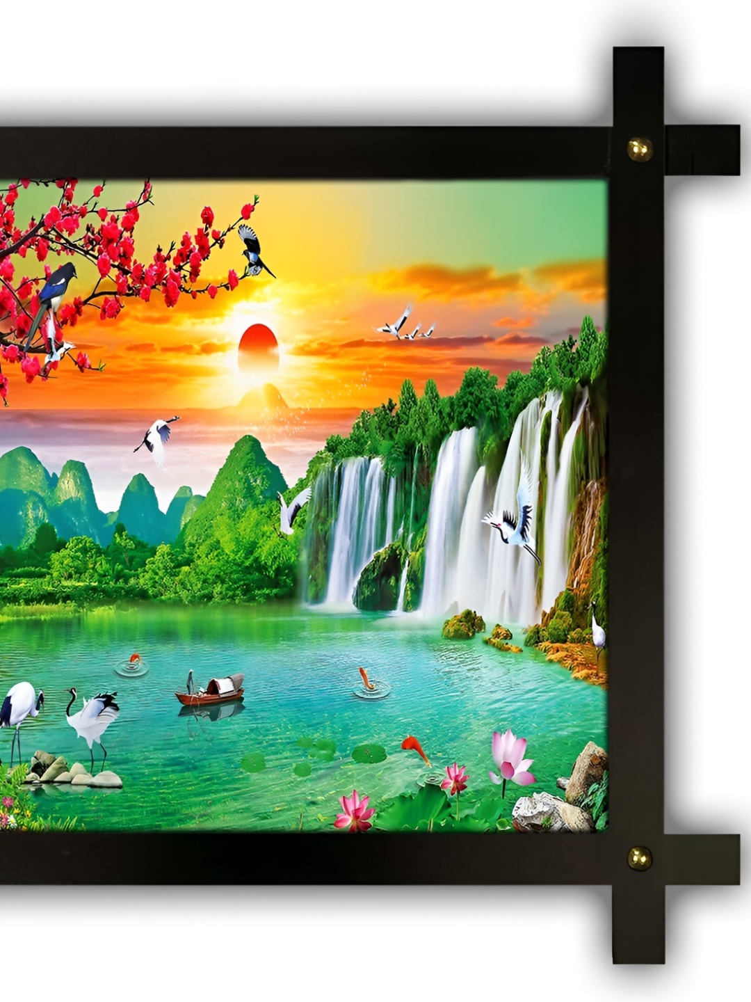 

PnF Black & Green Wooden Floral and Botanical Wall Art