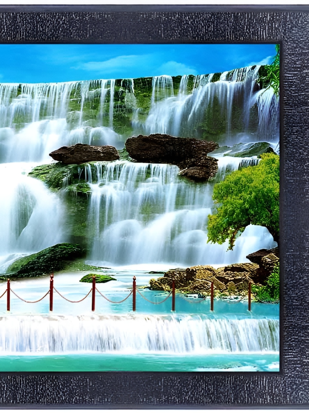 

PnF Black & Green Painting Wooden Wall Art