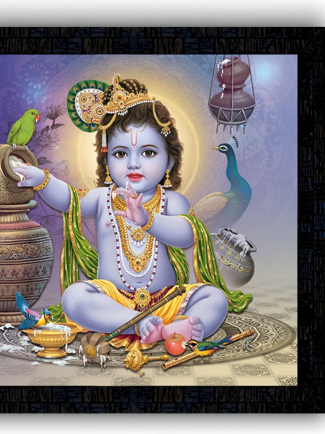 

PnF Black & Blue Religious Wall Painting