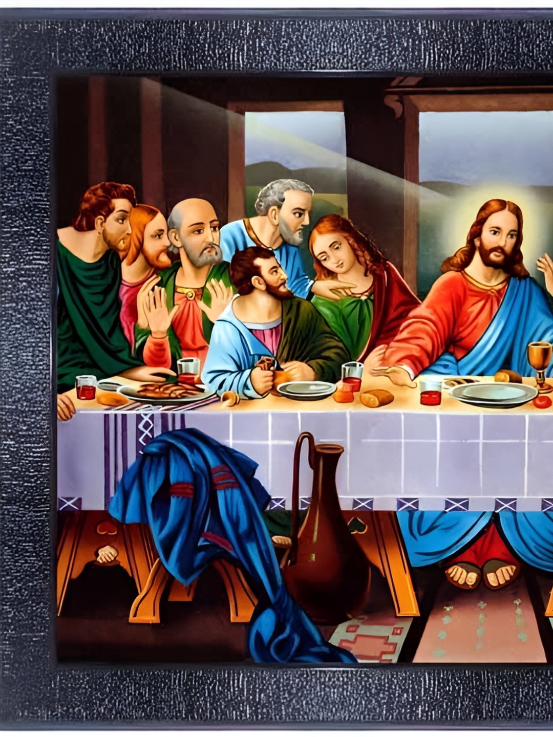 

PnF Black & Orange Wooden Religious Wall Art