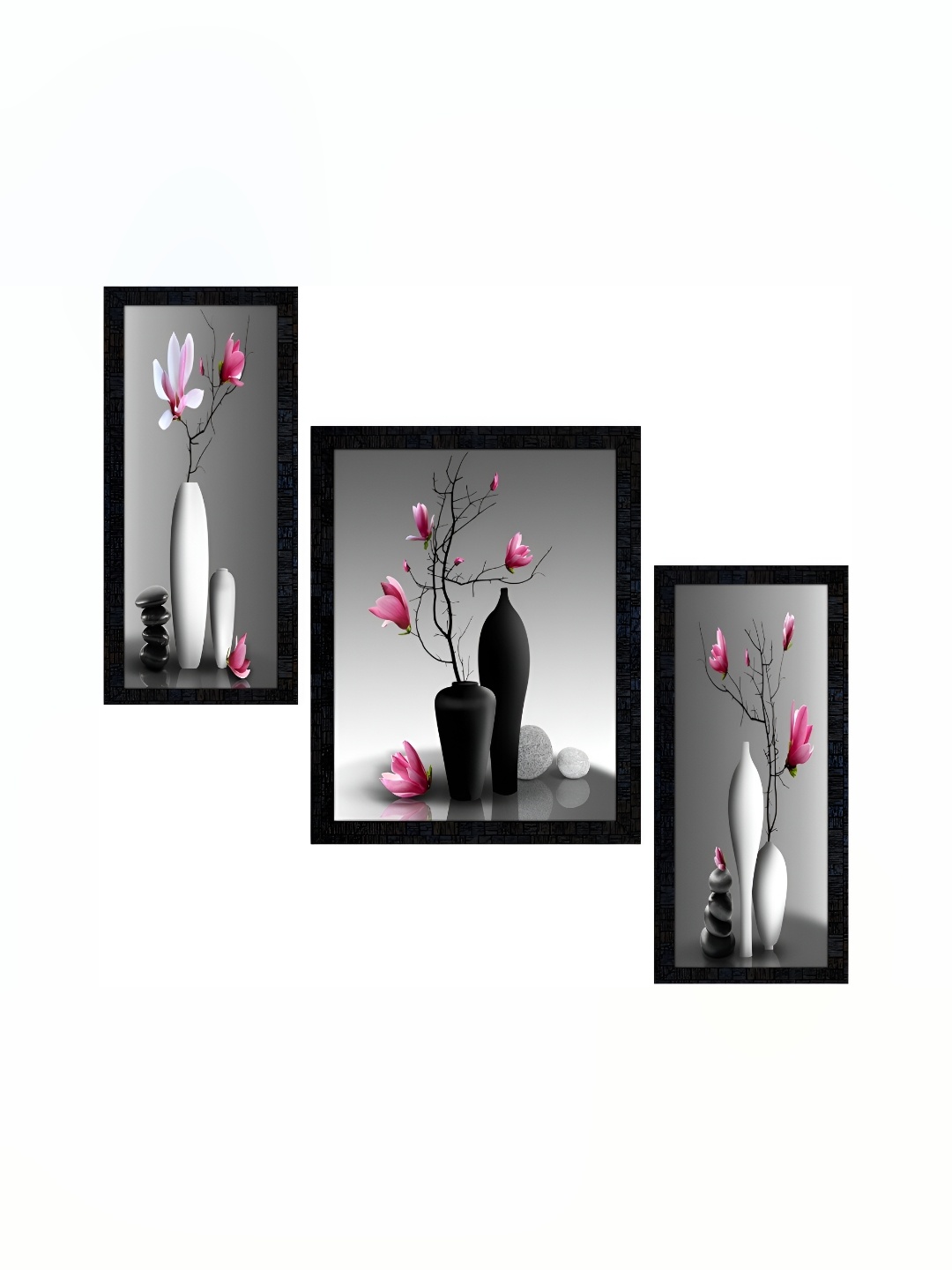 

PnF Charcoal & Grey 3 Piece Floral and Botanical Wall Art