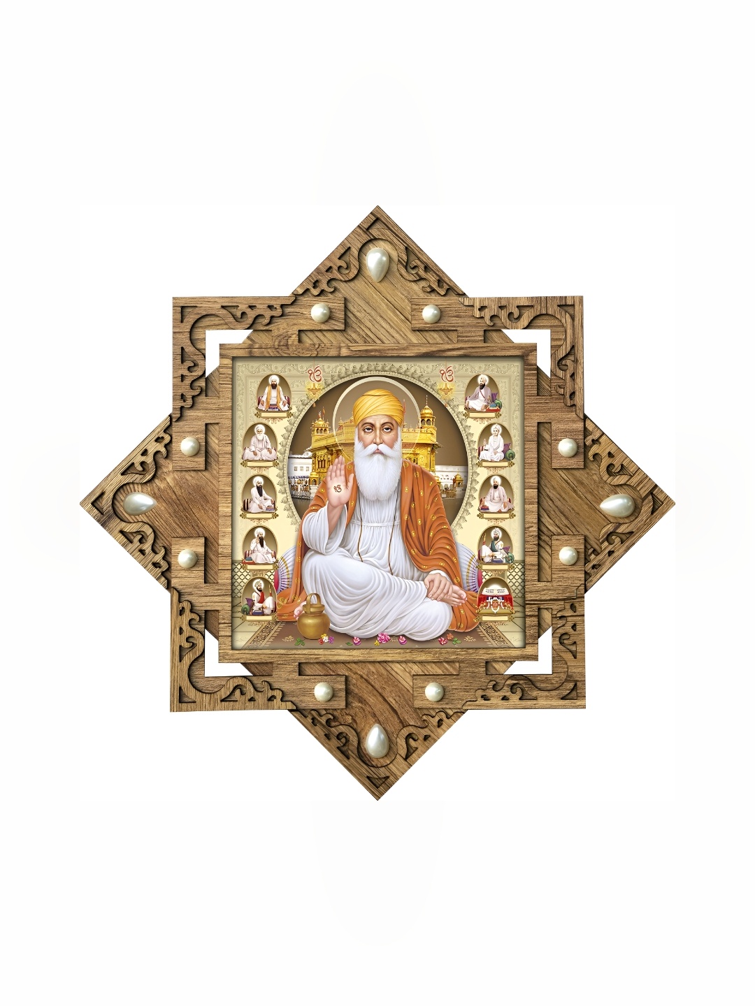 

PnF Brown & White Religious Wooden Wall Art