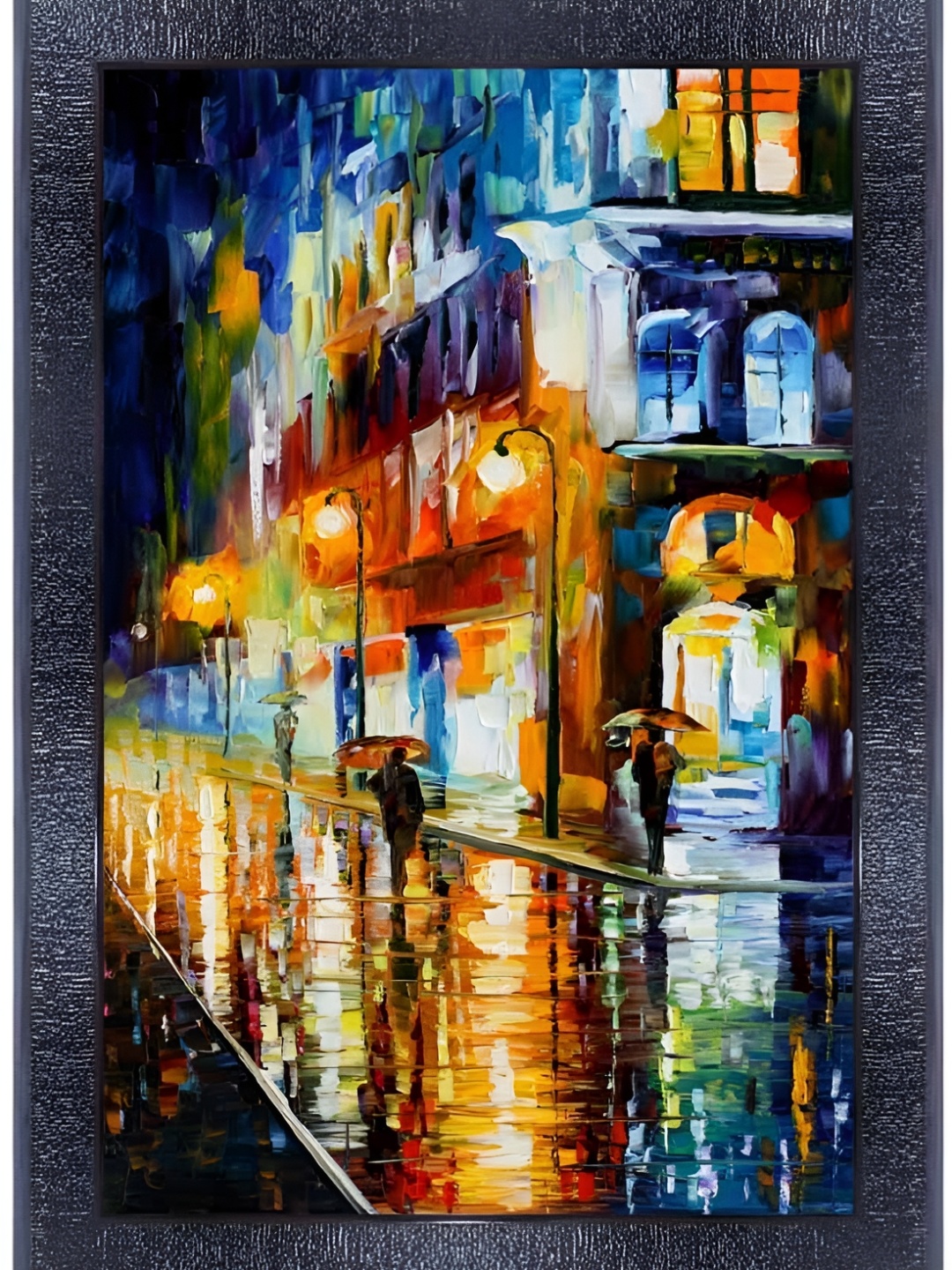 

PnF Blue & Black Abstract Wall Paintings