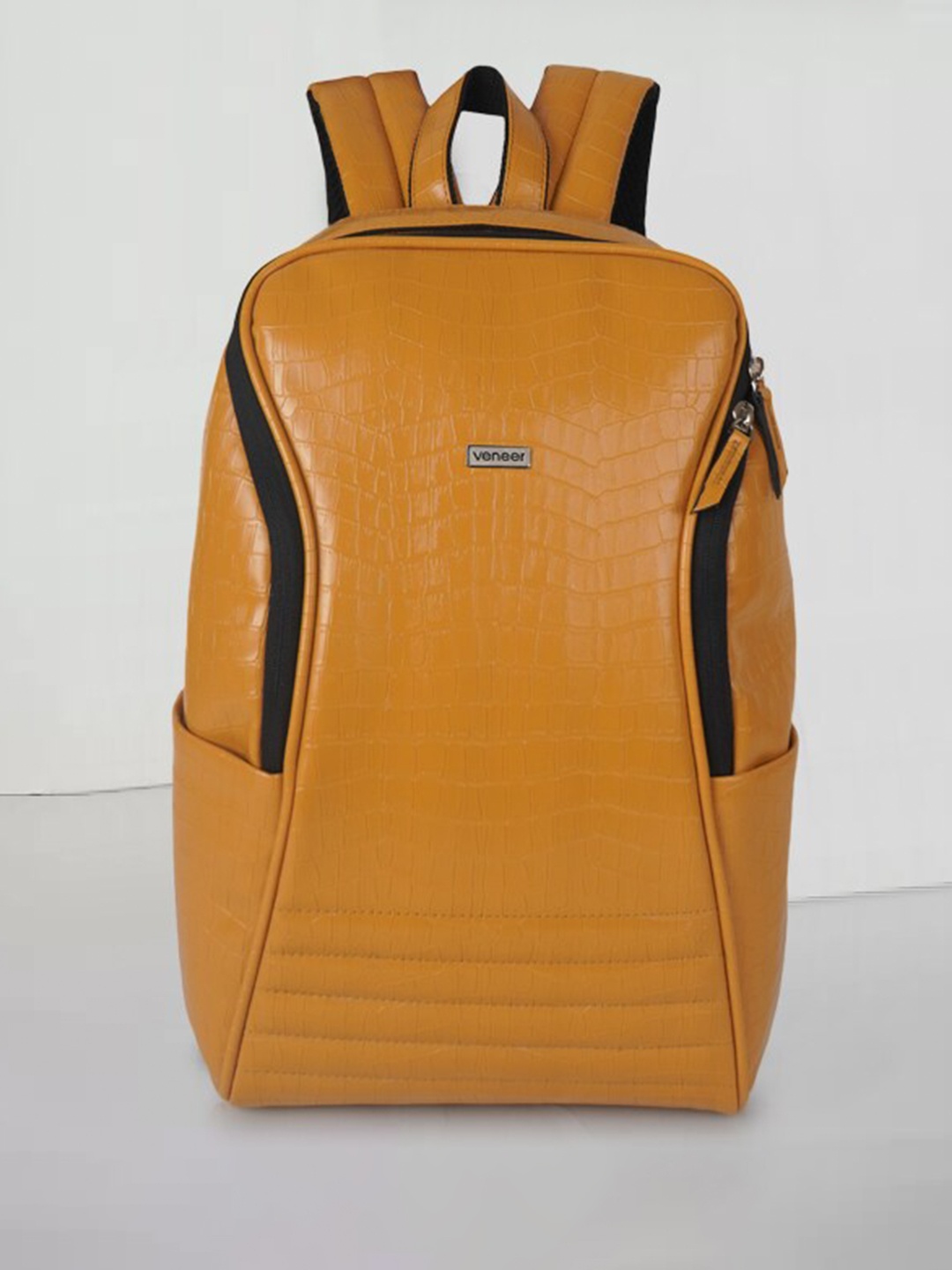 

Veneer Unisex Brand Logo Backpack -Up to 16 inch, Yellow