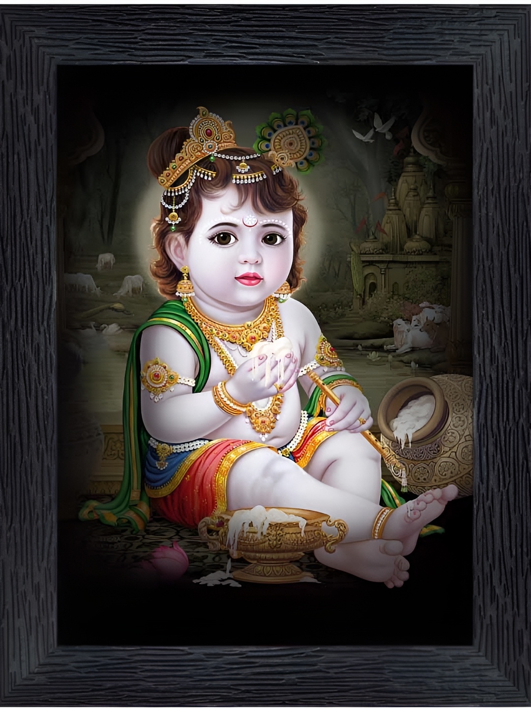 

PnF Black & White Wooden Religious Wall Art