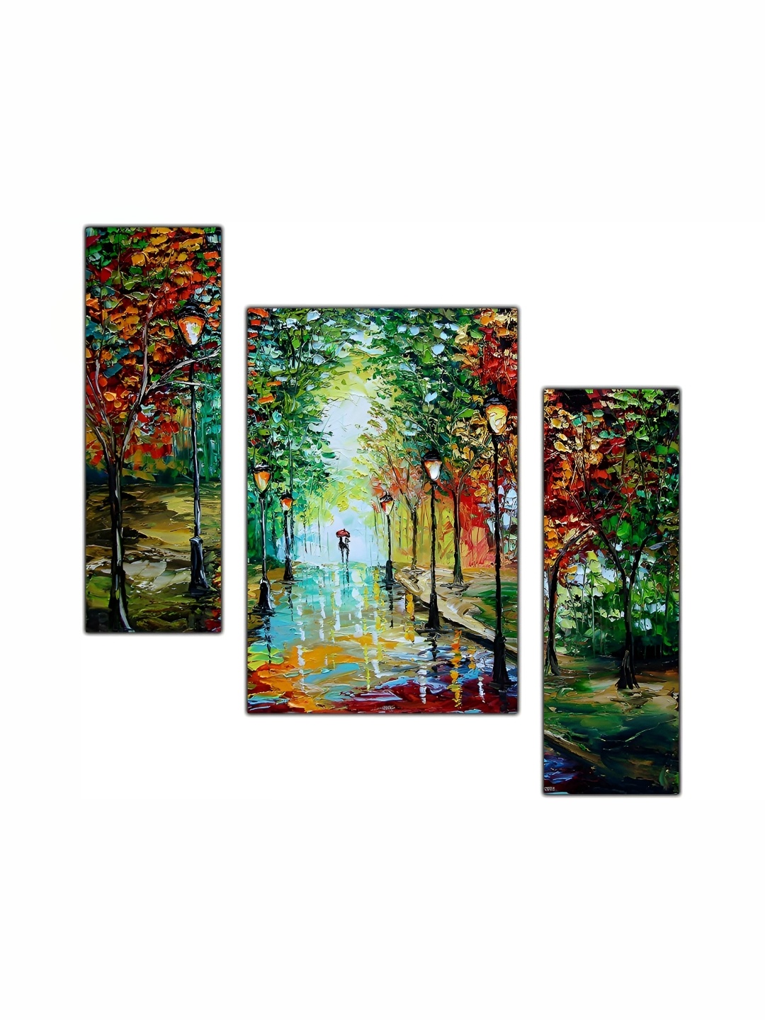 

PnF Green & Red 3 Pieces Wooden Floral and Botanical Wall Stickers