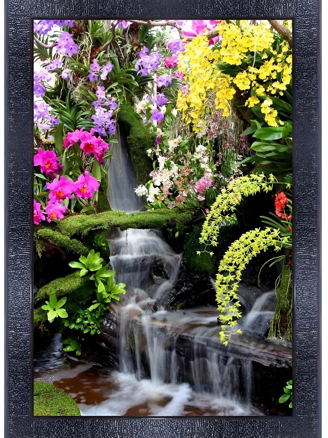 

PnF Black & Yellow Glass Floral and Botanical Wall Art