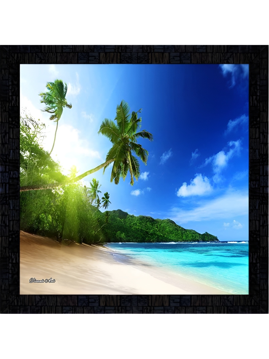 

PnF Black & Blue Wooden Painting Wall Art