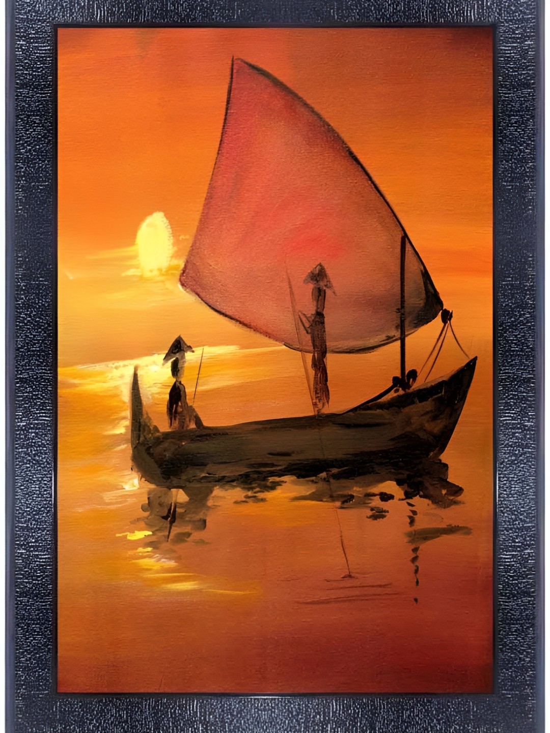 

PnF Black & Orange Wooden Abstract Wall Art