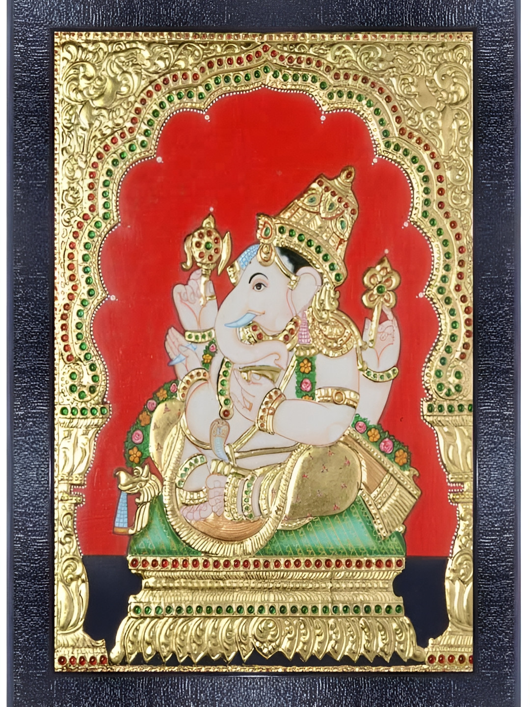 

PnF Black & Red Wood Religious Painting Wall Art