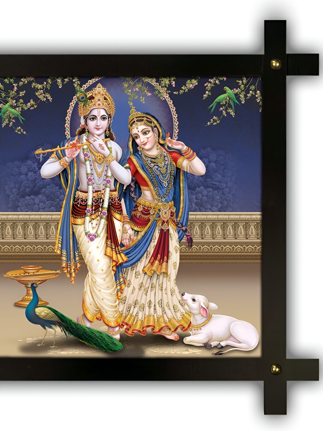 

PnF Black & Maroon Wooden Religious Painting Wall Art
