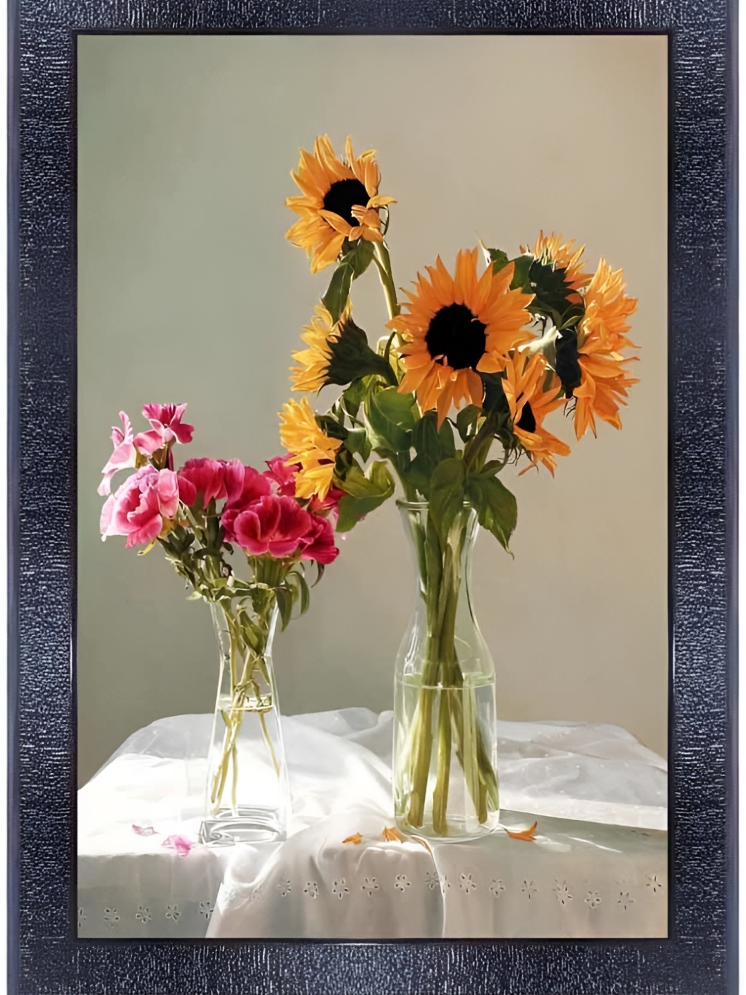 

PnF Black & Green Wooden Floral and Botanical Painting Wall Art