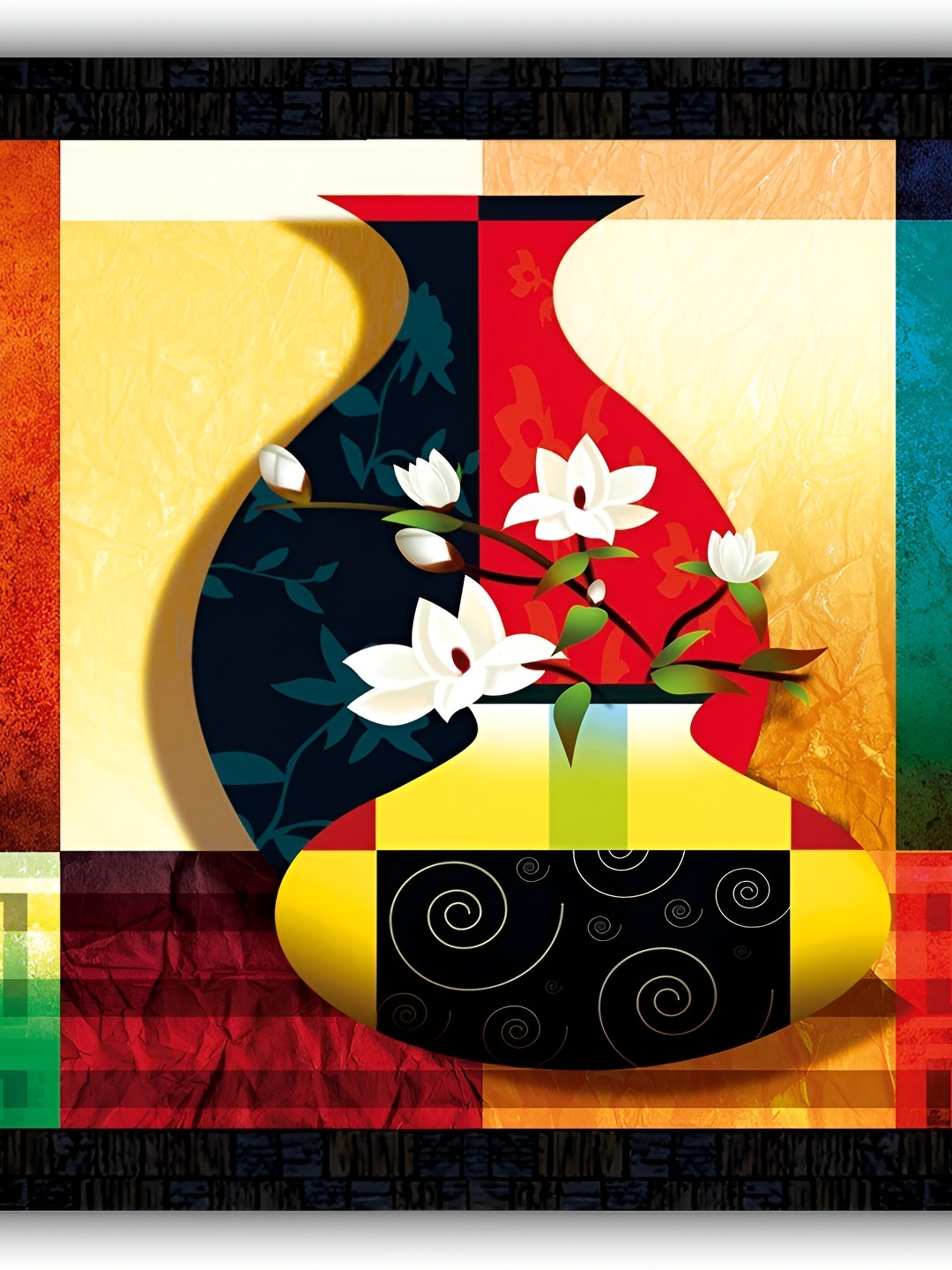 

PnF Black & Red Floral and Botanical Wall Art