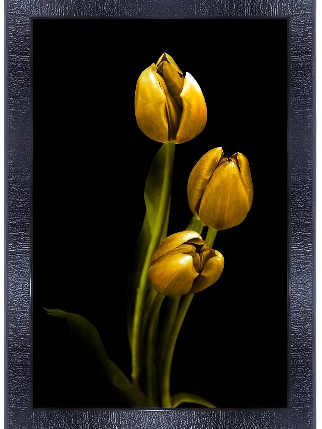 

PnF Black & Green Wooden Floral And Botanical Wall Painting