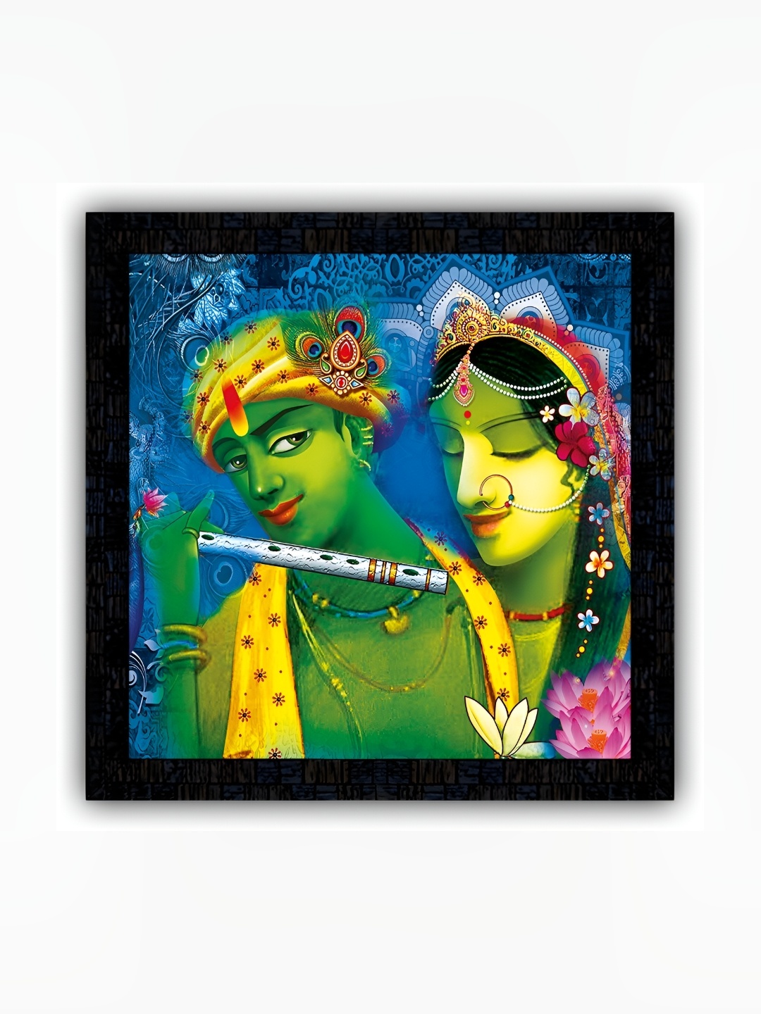 

PnF Black & Green Religious Painting Wall Art