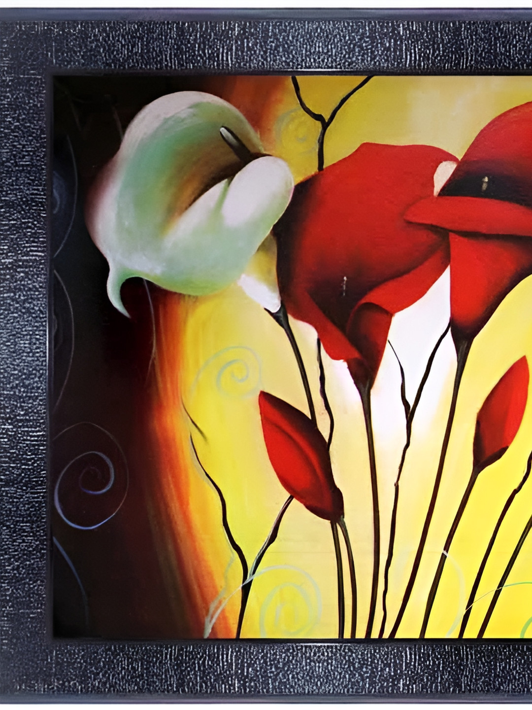 

PnF Black & Yellow Wood Floral and Botanical Painting Wall Art