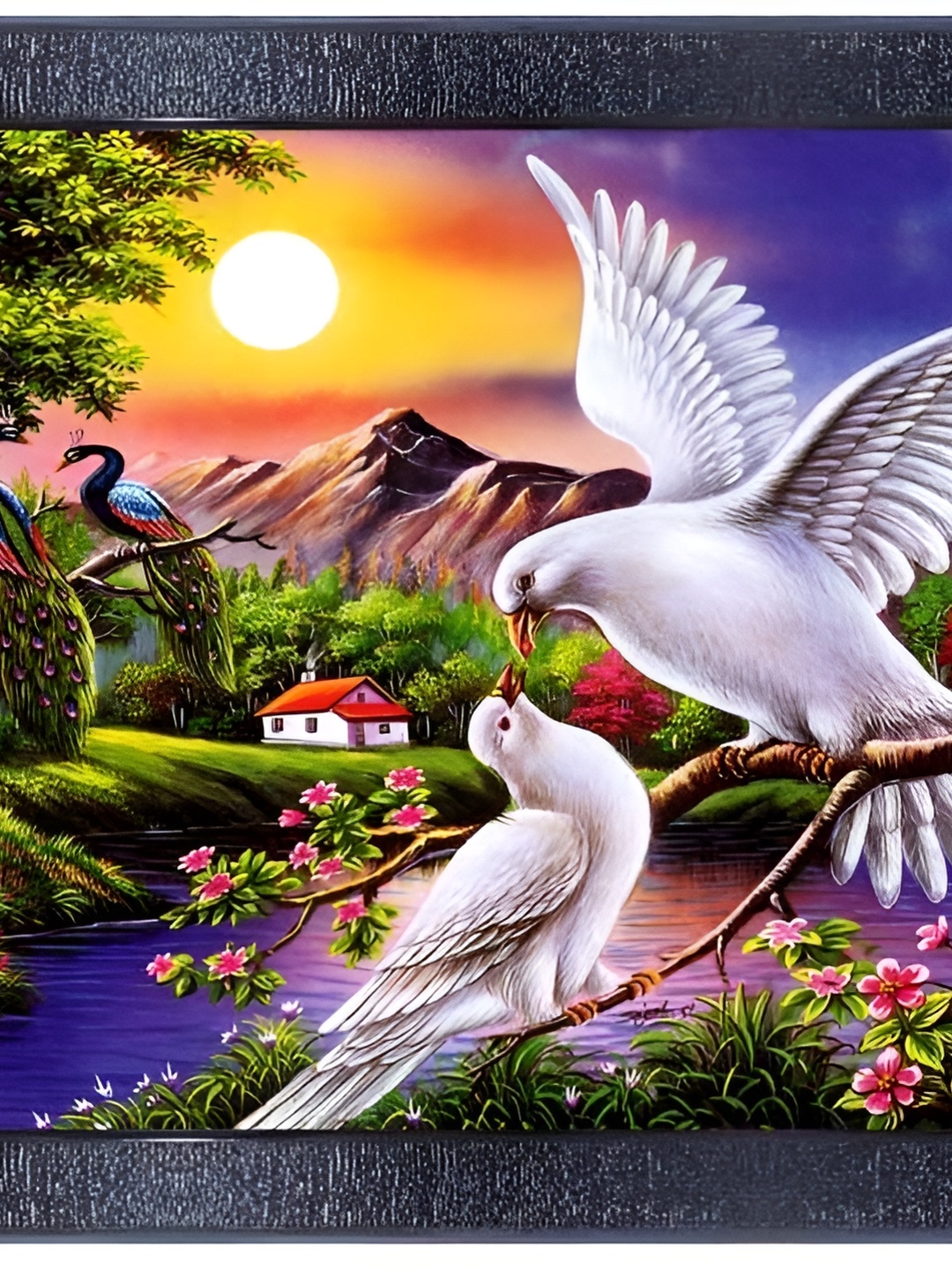 

PnF Black & Green Wooden Birds and Animals Wall Art