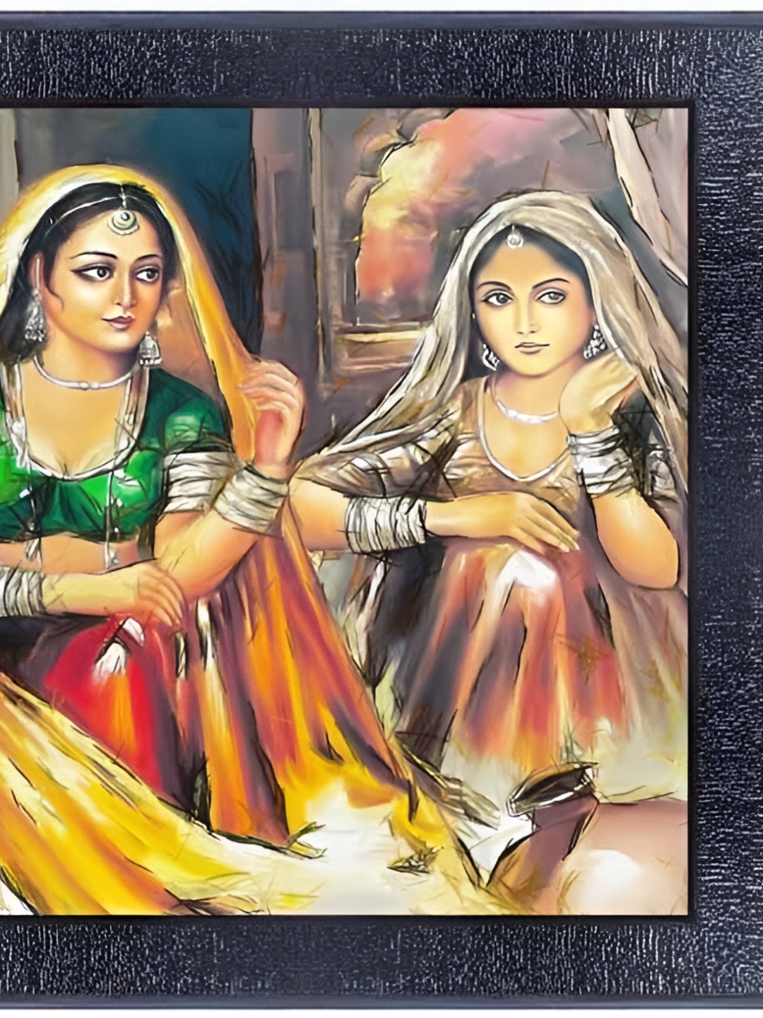 

PnF Beige & Yellow Wooden Painting Wall Art