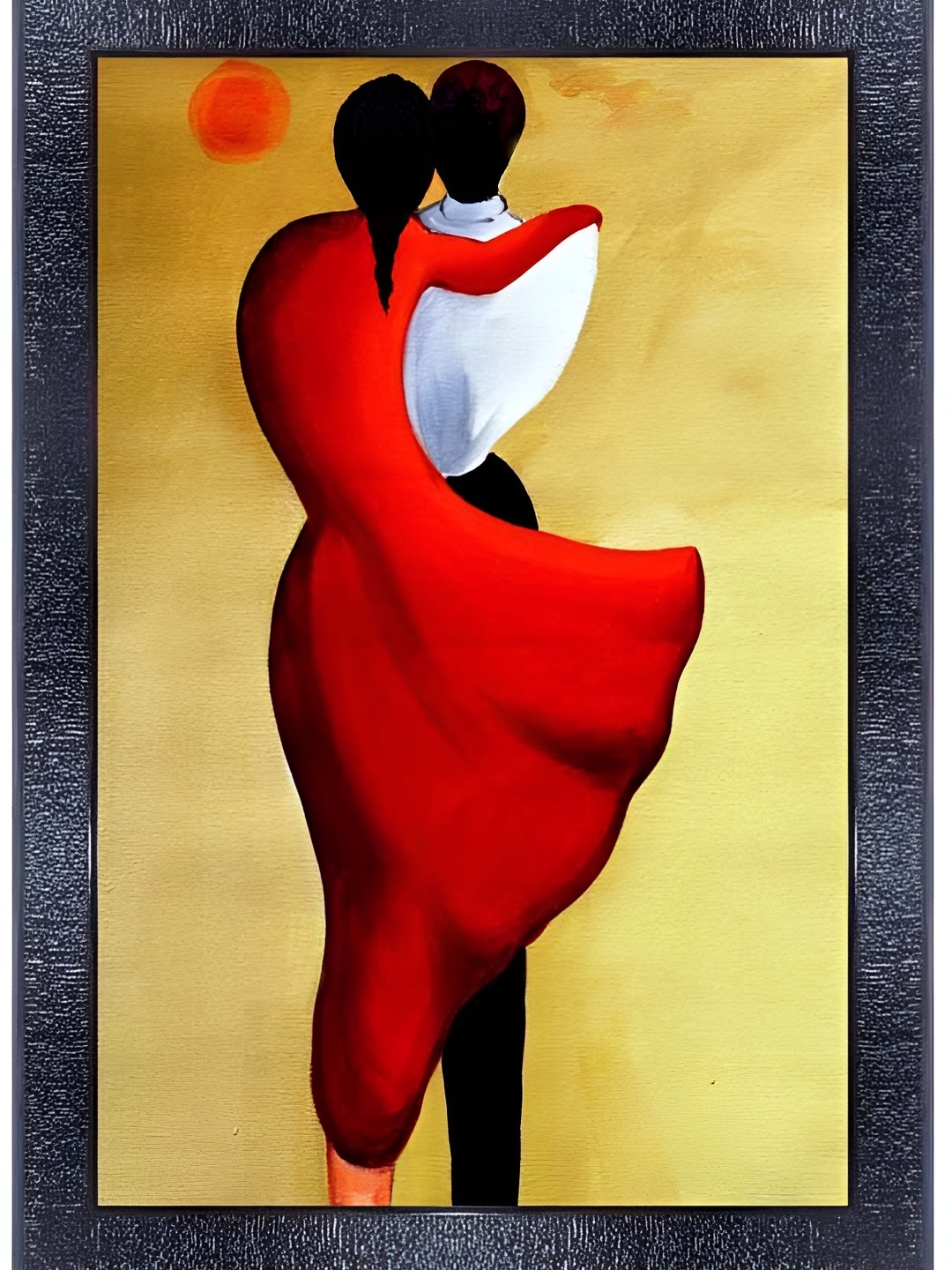 

PnF Black & Red Wooden Painting Wall Art