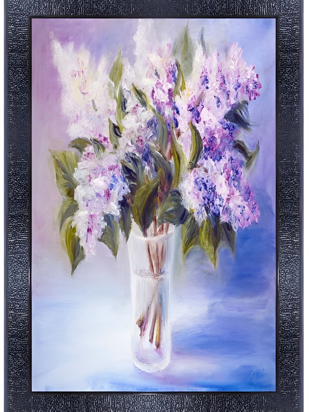 

PnF Purple & Green Wooden Floral and Botanical Wall Art