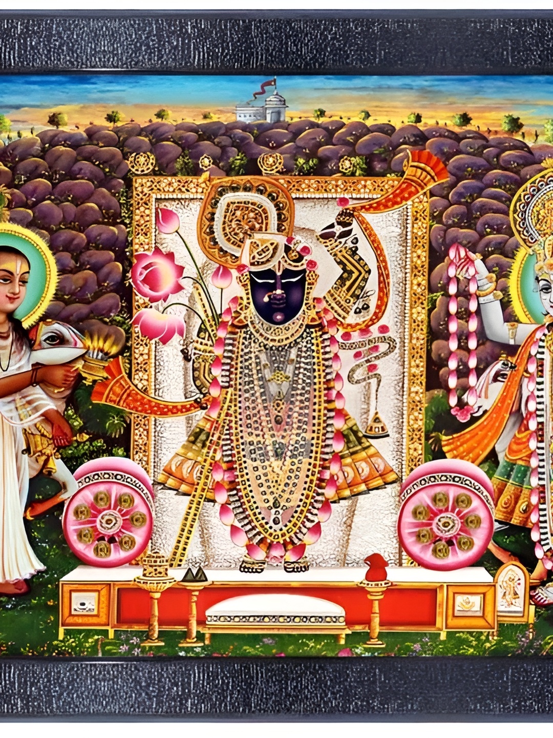 

PnF Red & Green Religious Wall Painting
