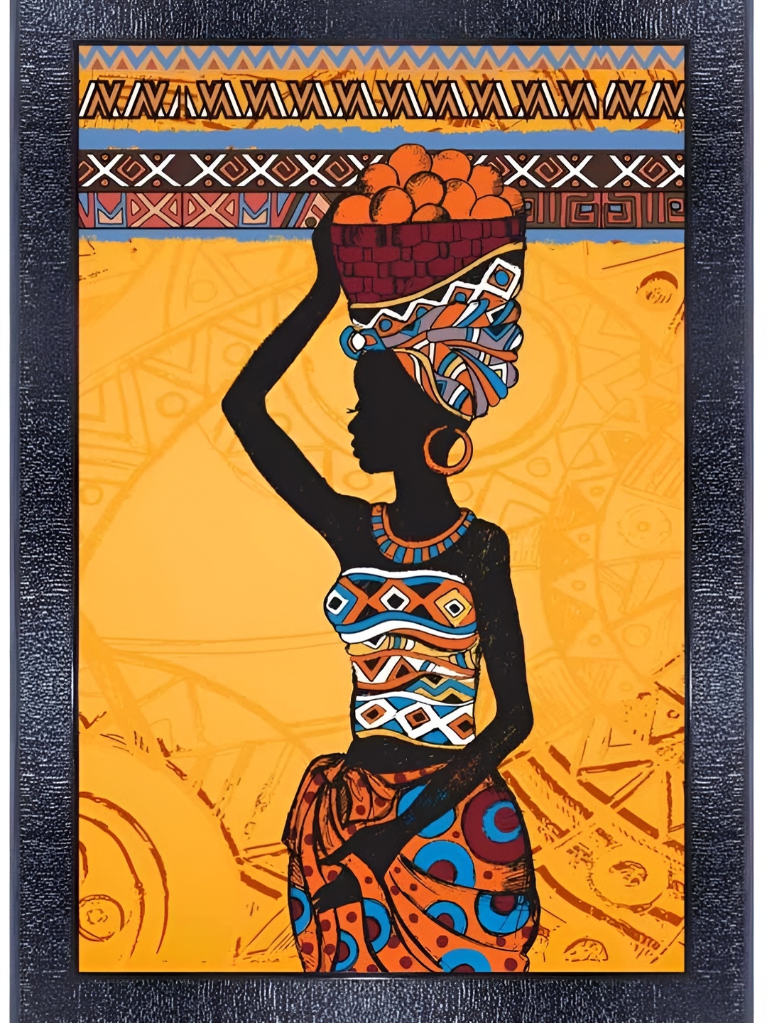 

PnF Yellow & Blue Paper Wall Painting