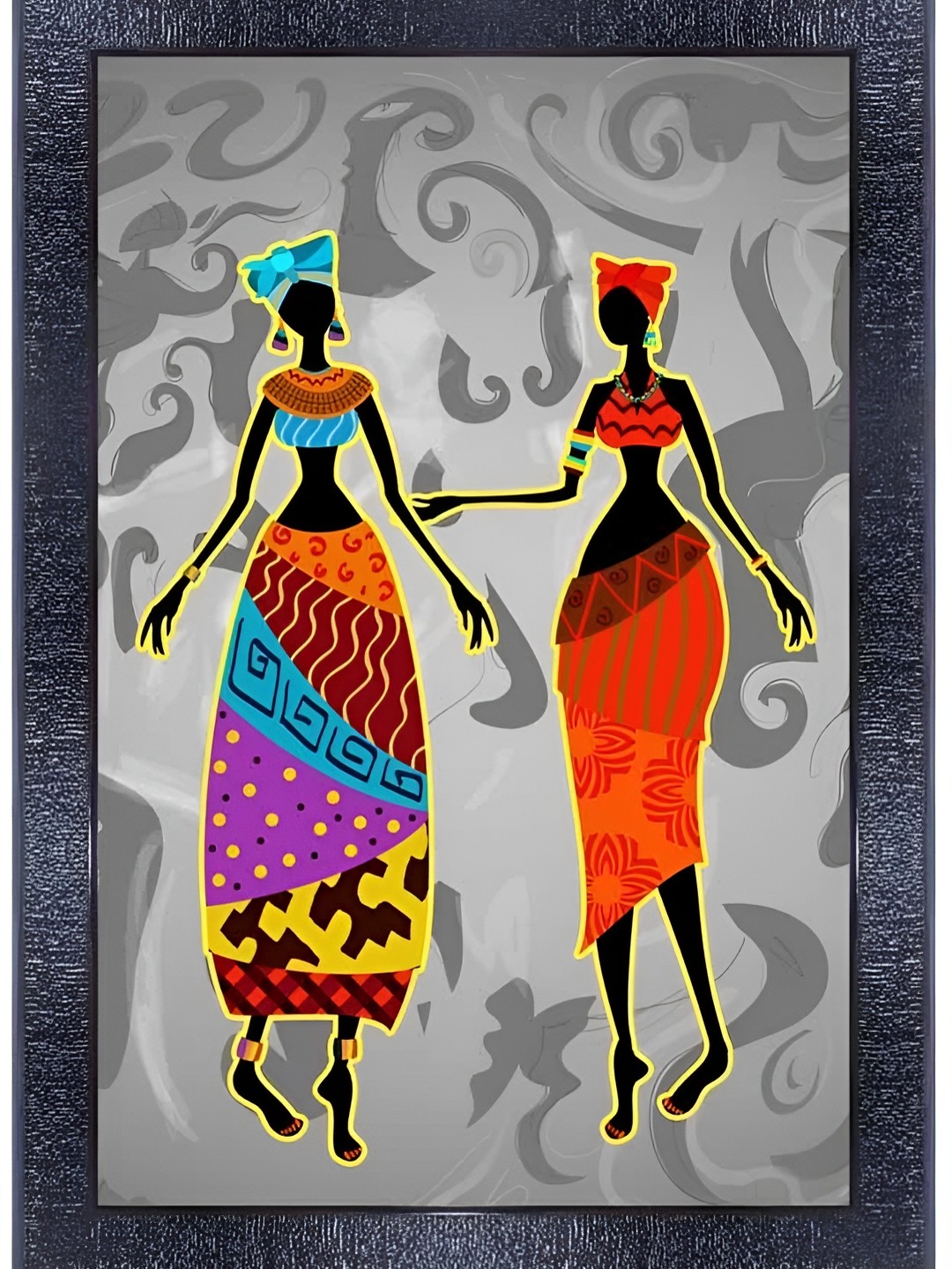 

PnF Black & Orange Wooden Wall Art