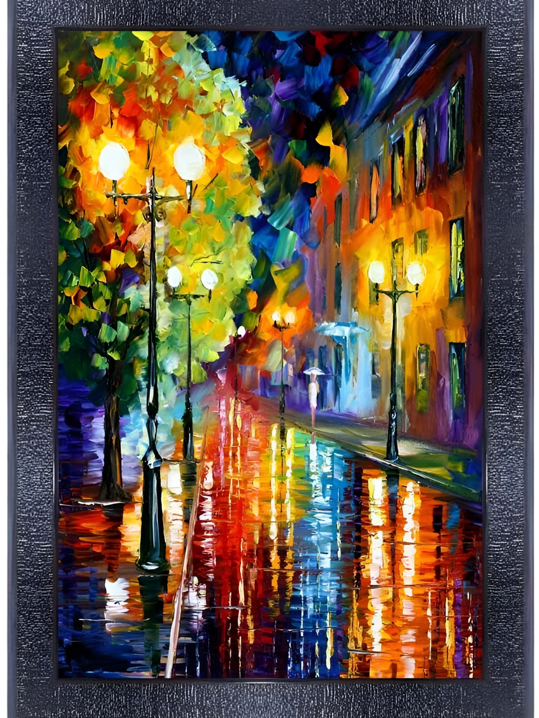 

PnF Black & Red Abstract Wooden Paintings Wall Art
