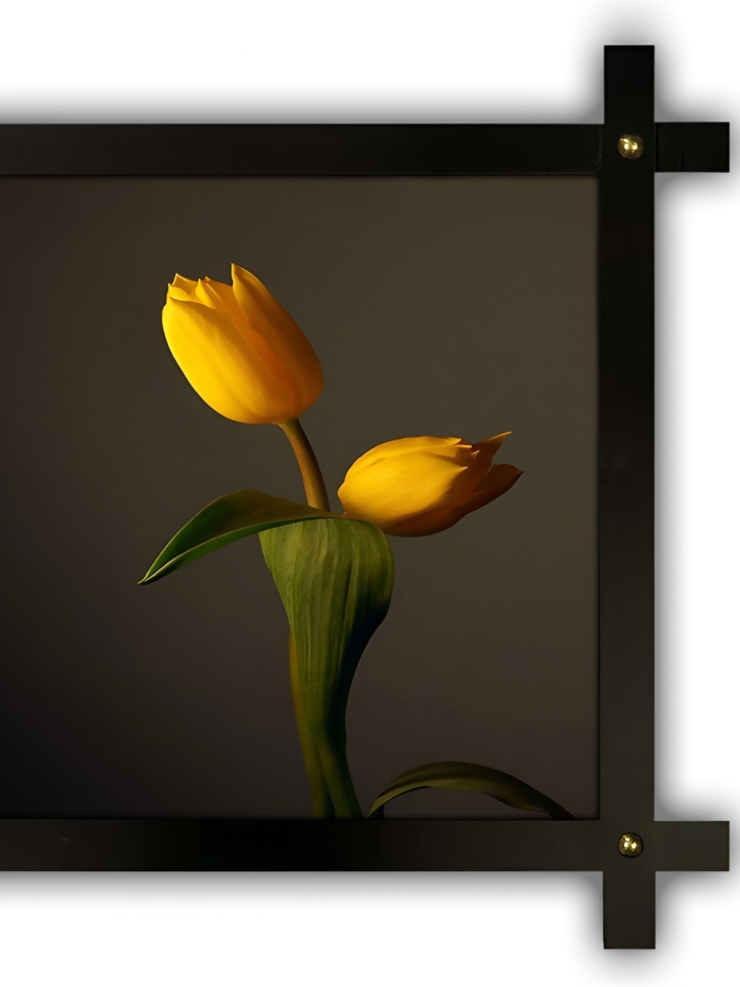 

PnF Black & Green Wooden Floral and Botanical Painting Wall Art