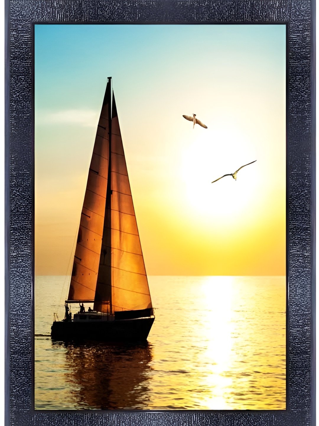 

PnF Black & Yellow Wooden Painting Wall Art