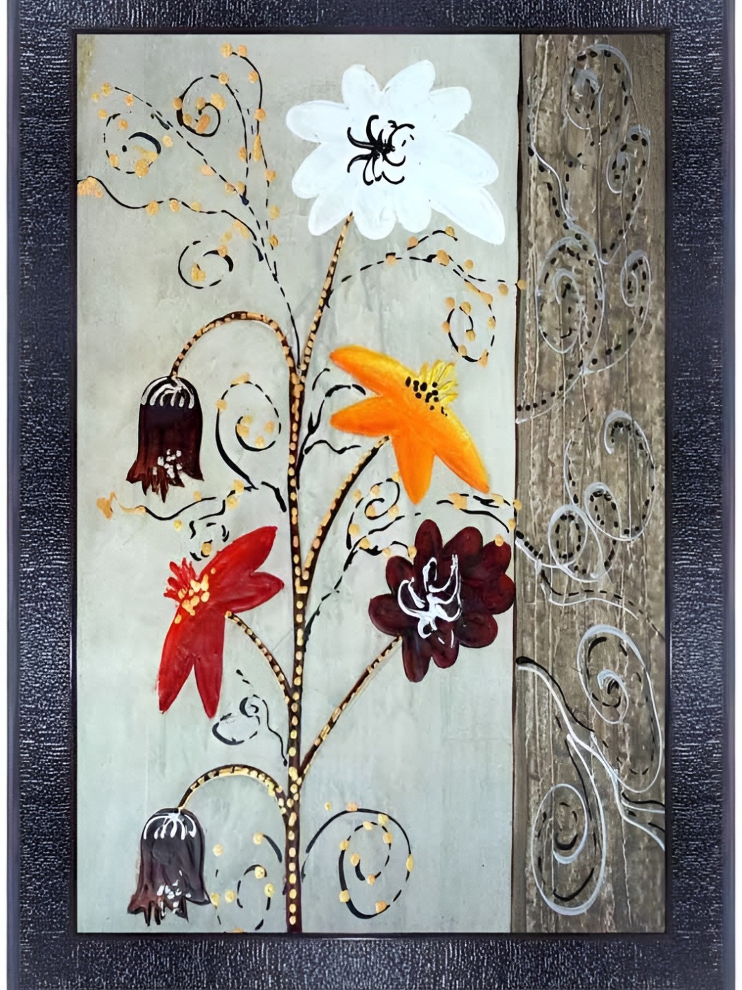 

PnF Black & Red Floral And Botanical Wall Art