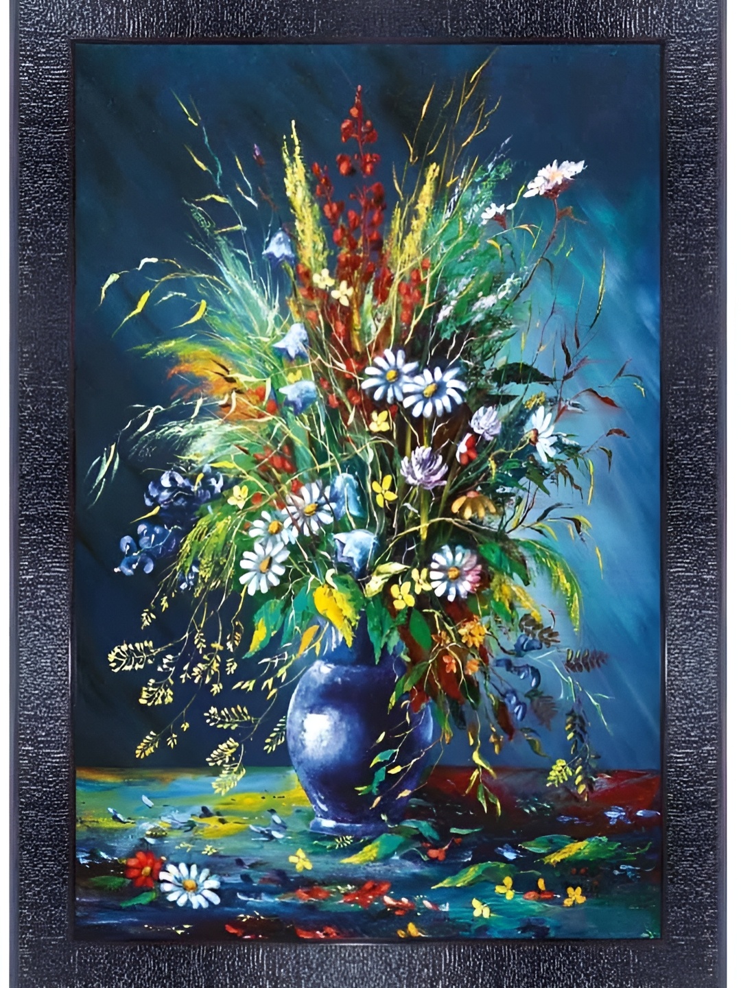 

PnF Black & Blue Floral And Botanical Wall Art