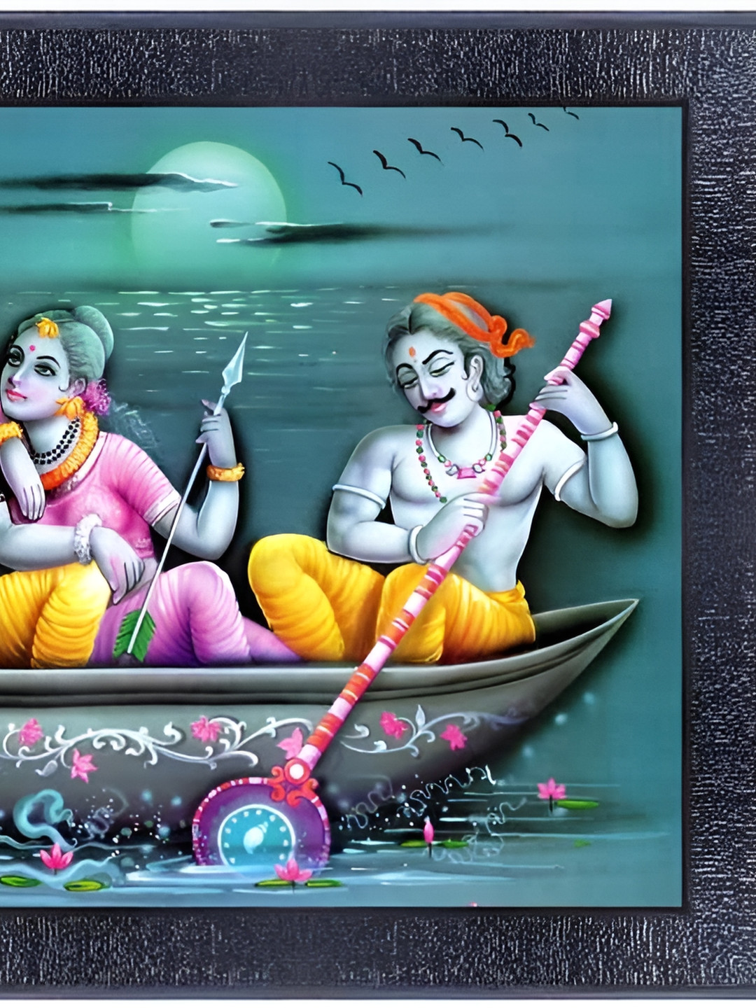 

PnF Black & Green Wooden Painting Wall Art