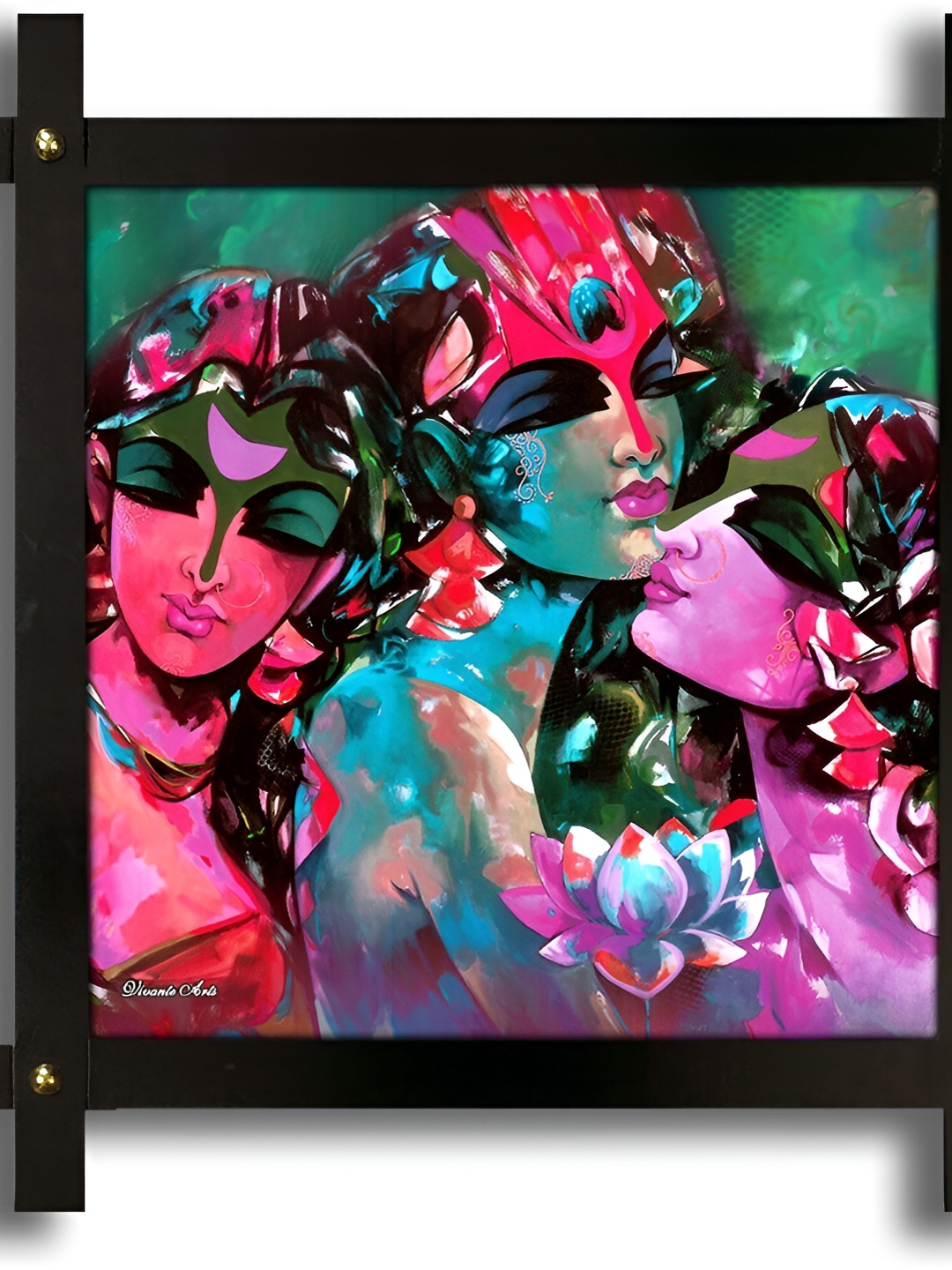 

PnF Green & Purple Religious Wall Art