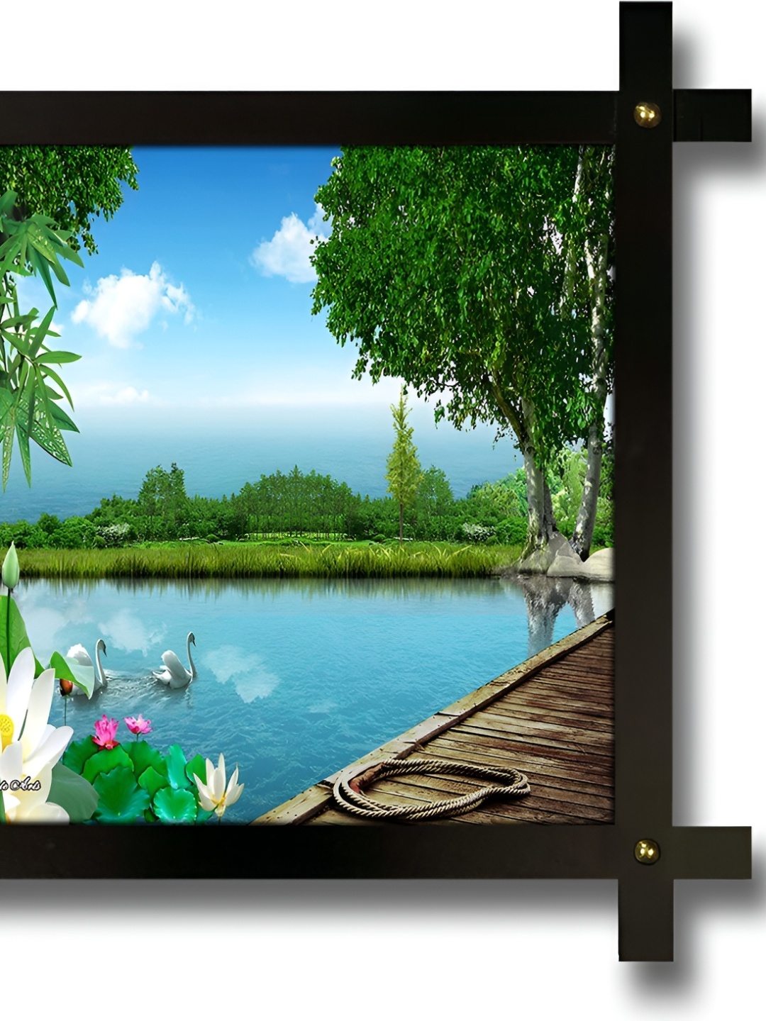 

PnF Blue & Green Wooden Wall Art