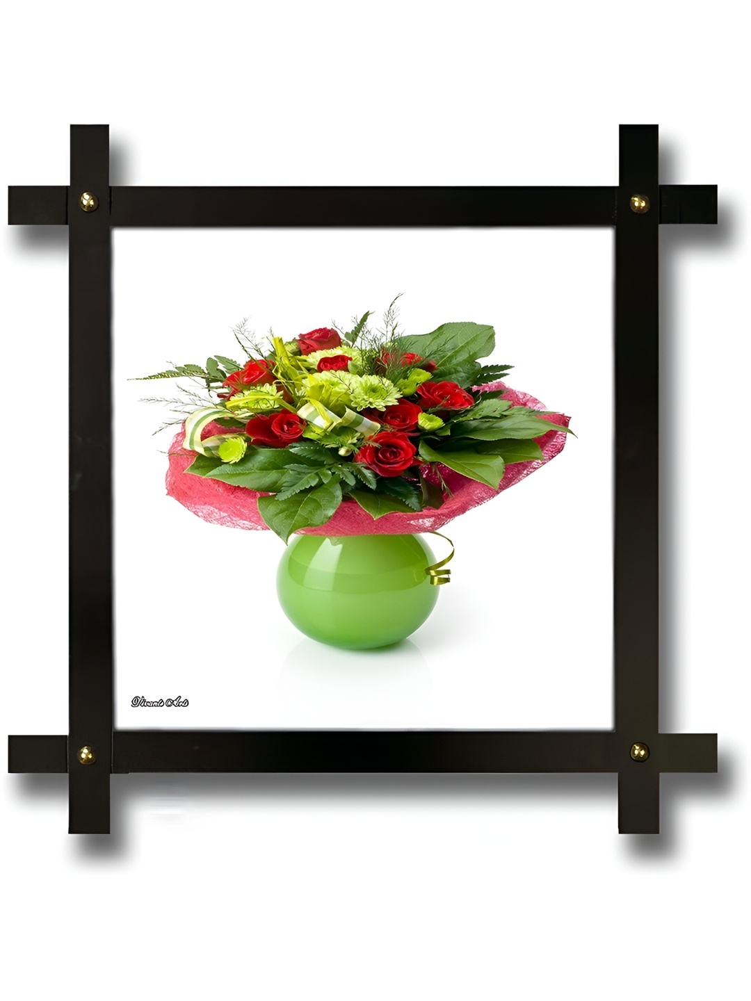 

PnF White & Green Wooden Floral and Botanical Wall Art