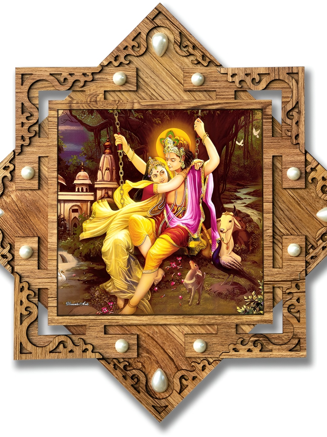 

PnF Brown & Yellow Religious Wall Art