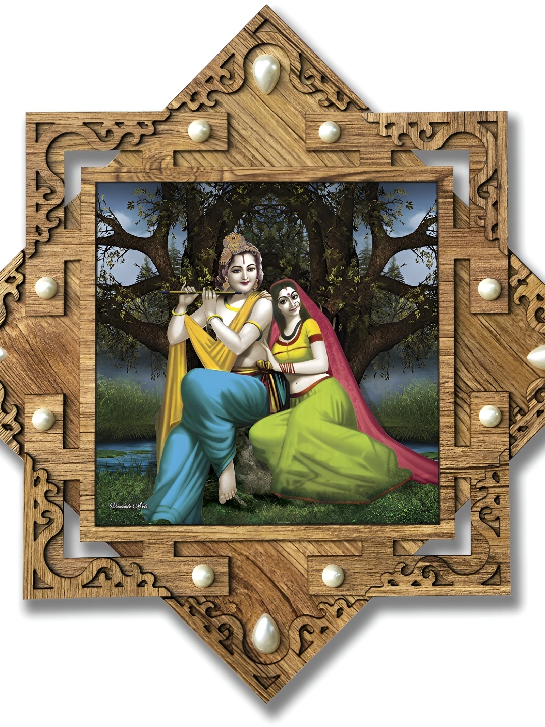 

PnF Brown & Green Religious Wall Art