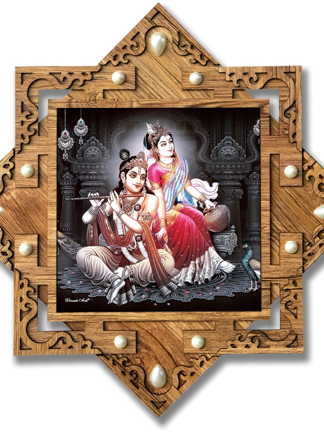 

PnF Brown & Grey Religious Wooden Paintings Wall Art