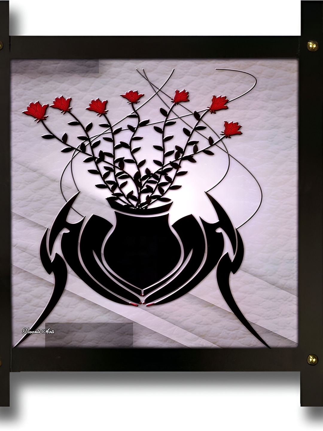 

PnF Black & Red Wooden Wall Art