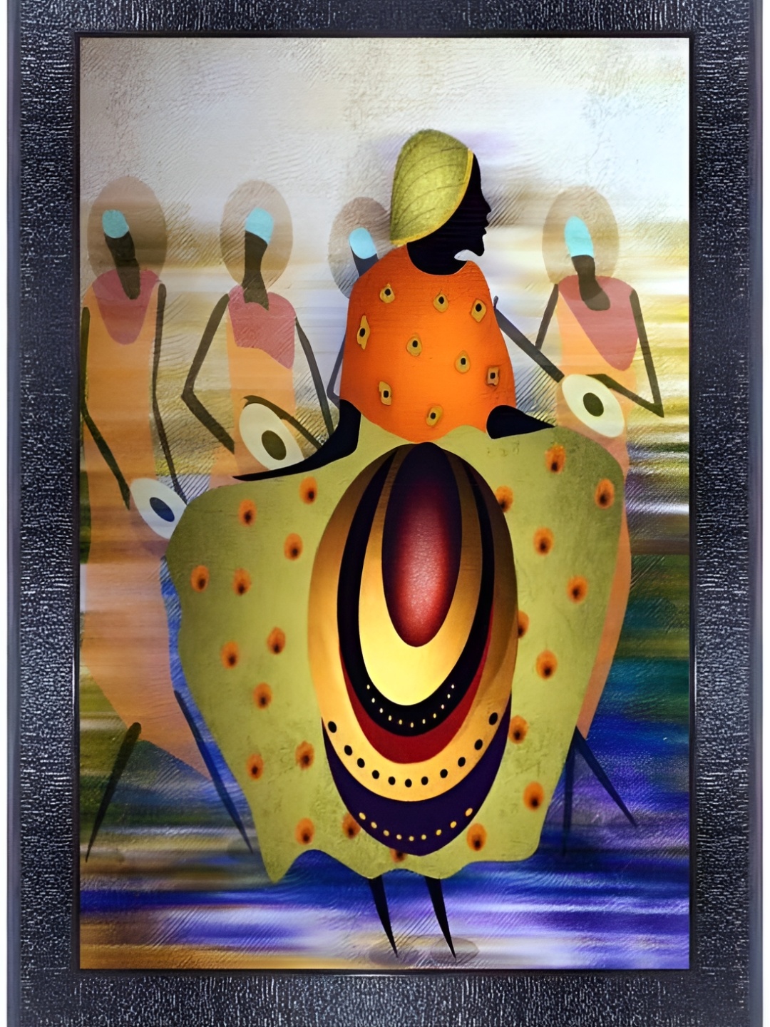 

PnF Black & Green Wooden Painting Wall Art