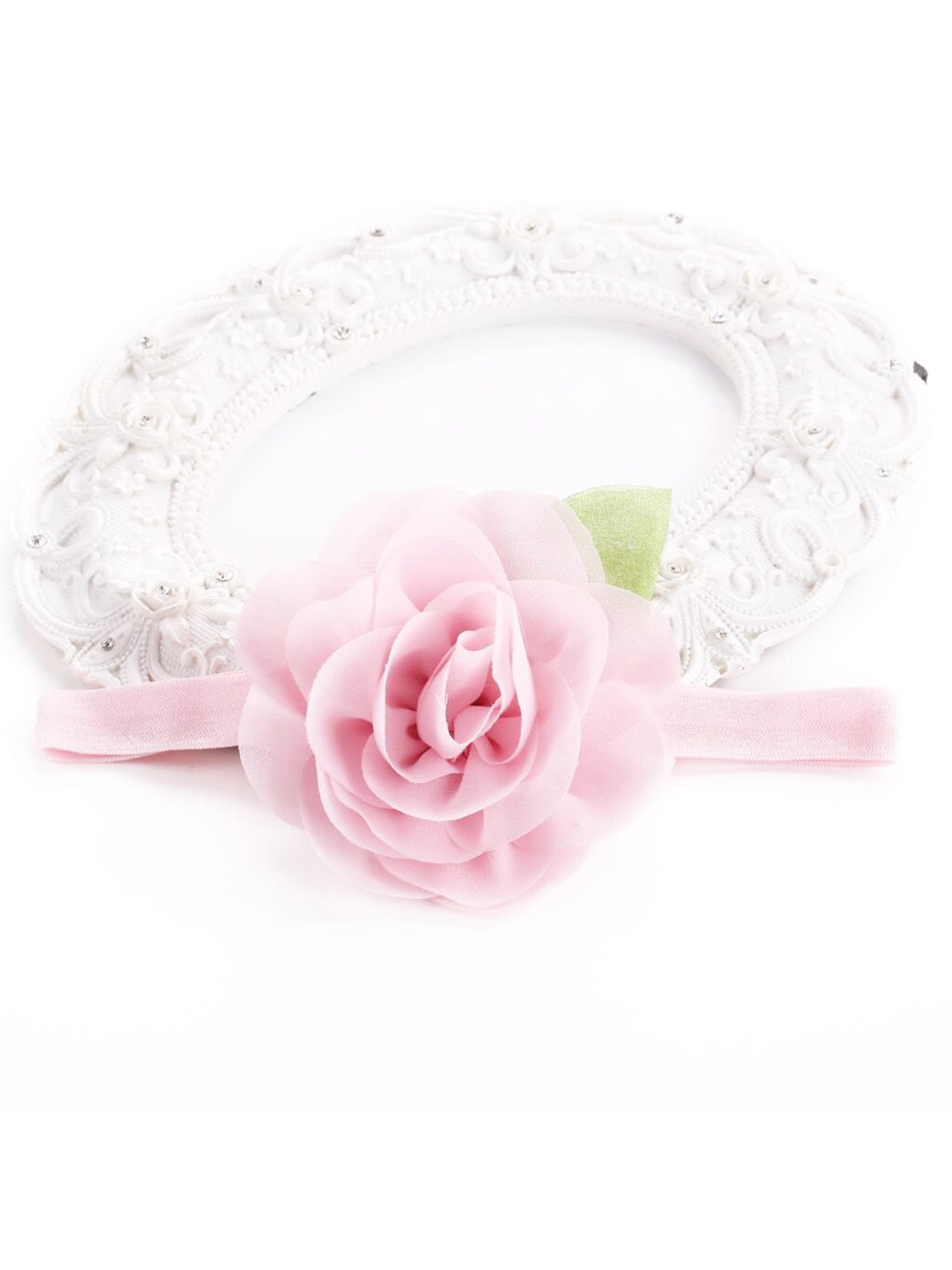 

BAESD Infant Girls Flower Lace Hairband, Pink