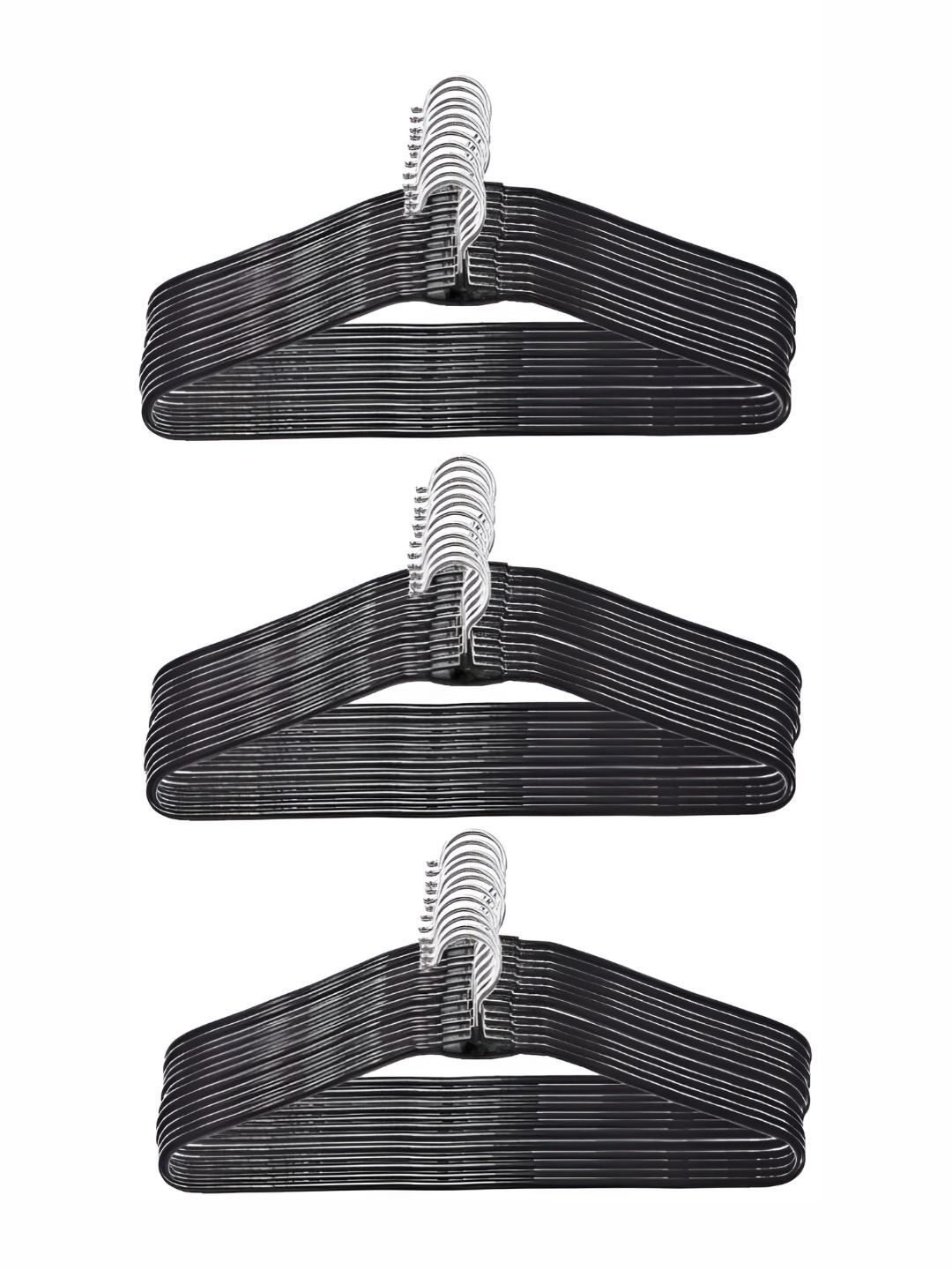 

SINAL 30 Pieces Black Steel Shirt Hanger