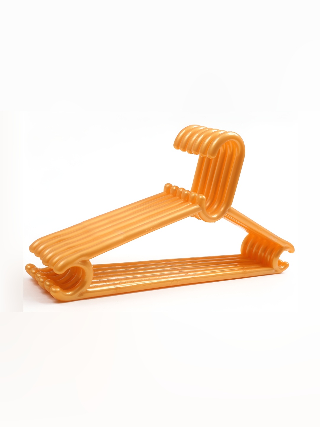 SINAL 6 Pieces Orange Coloured Saree Hangers