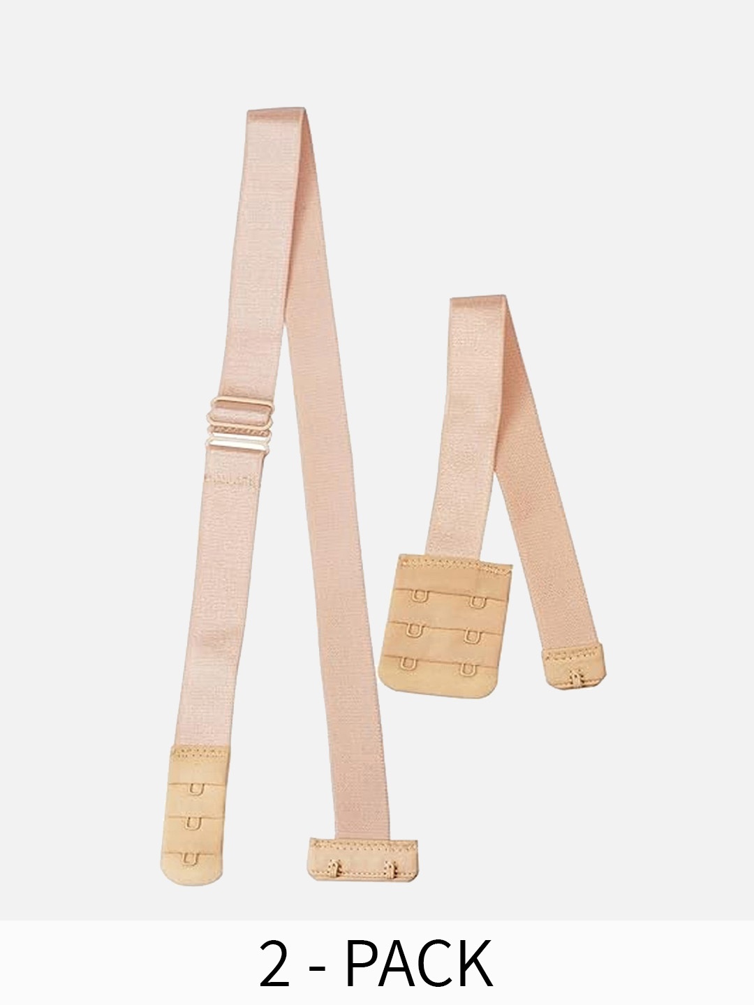 

FIMS Set of 2 Detachable Bra Straps and Extenders Lingerie accessories, Beige