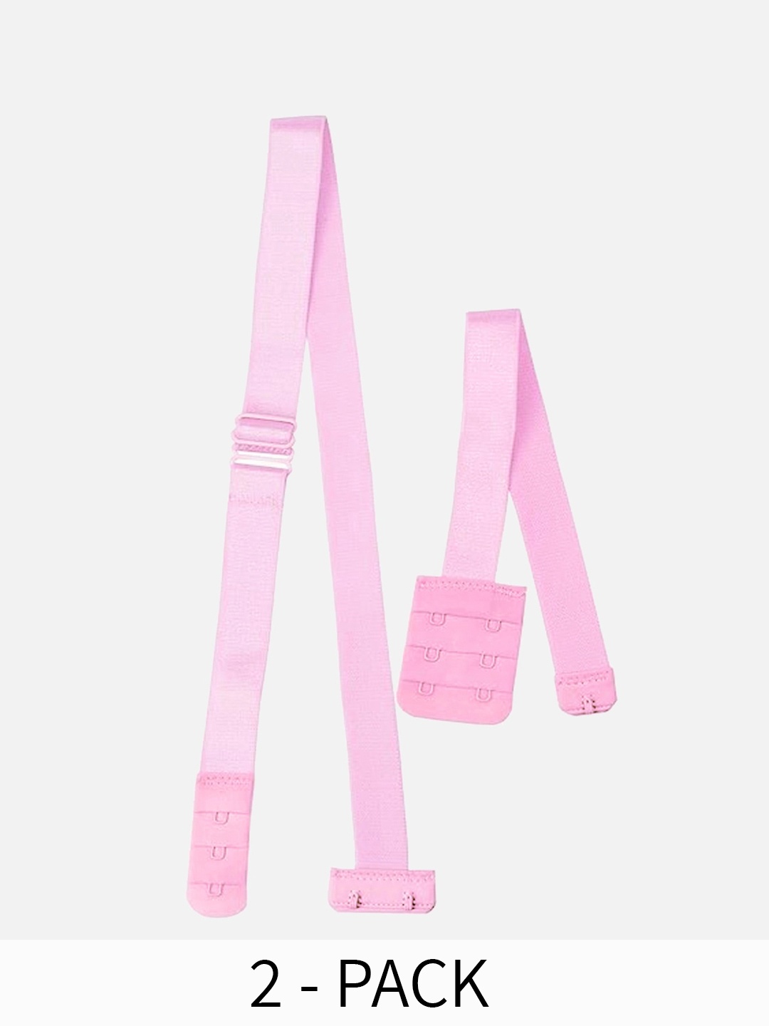 

FIMS Set of 2 Detachable Bra Straps and Extenders Lingerie accessories, Pink