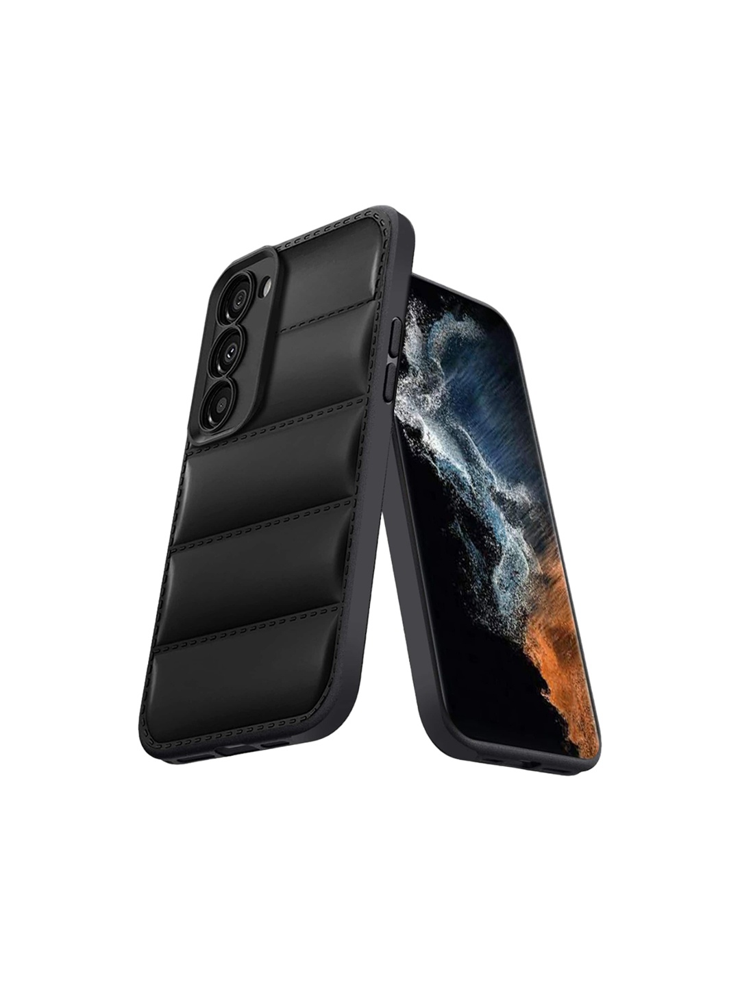 

Karwan Puffer Edition Samsung Galaxy S20 FE Mobile Back Case, Black