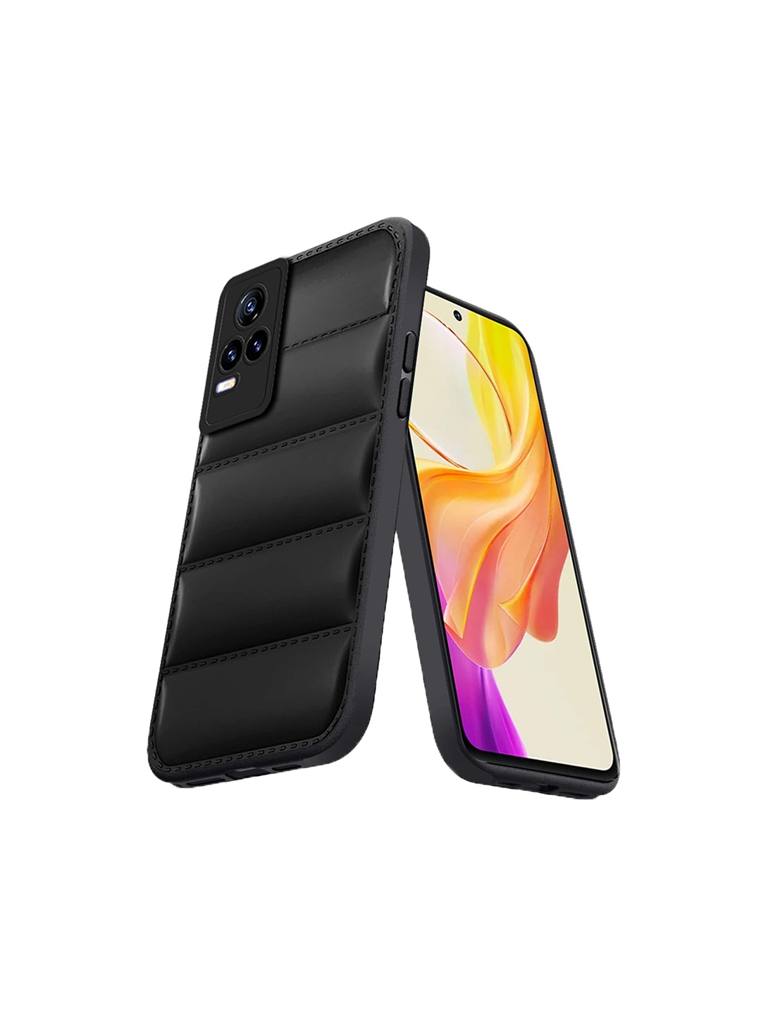 

Karwan Vivo V27 Back Case, Black