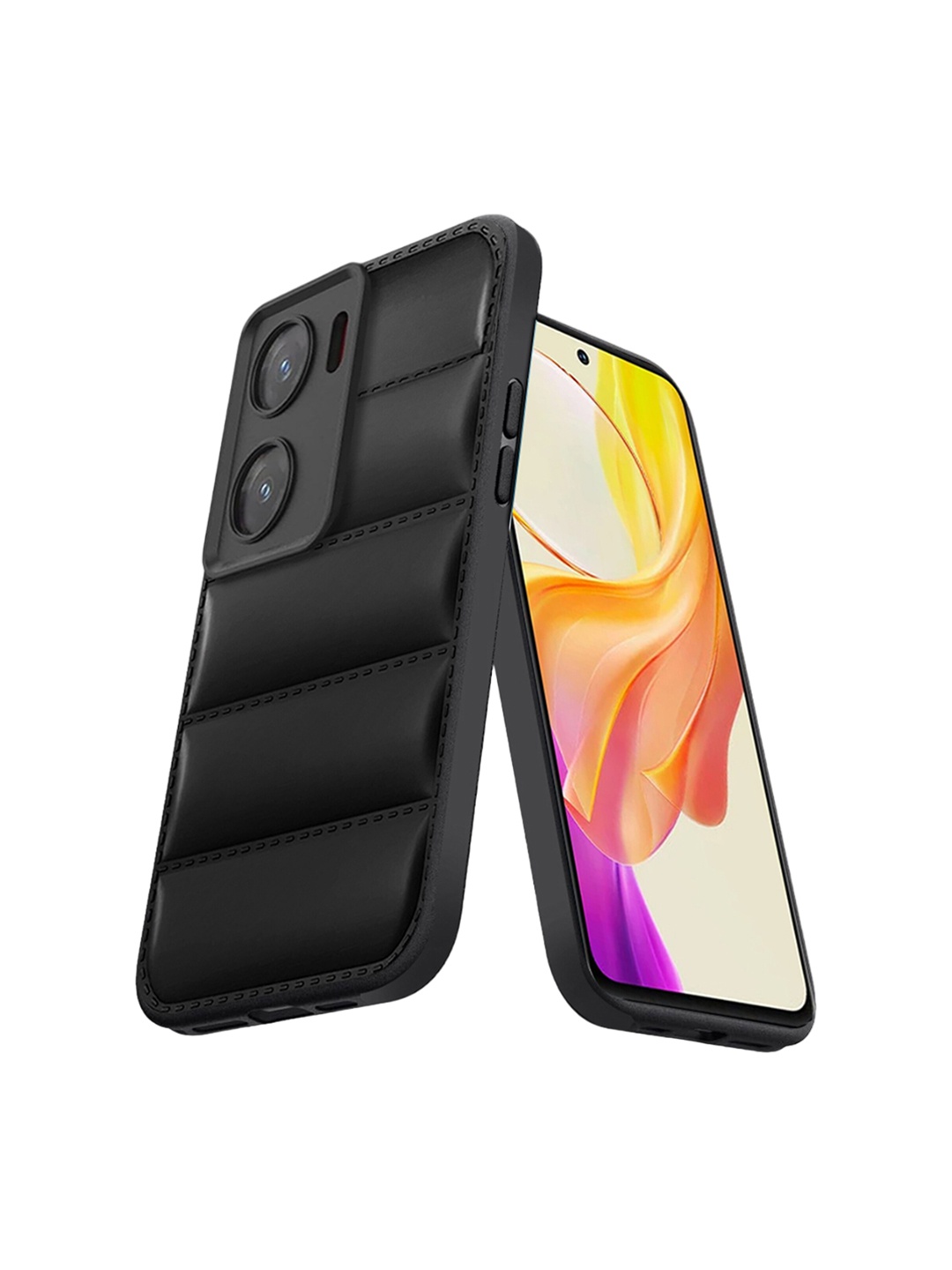 

Karwan Puffer Edition Vivo Y56 Back Case, Black